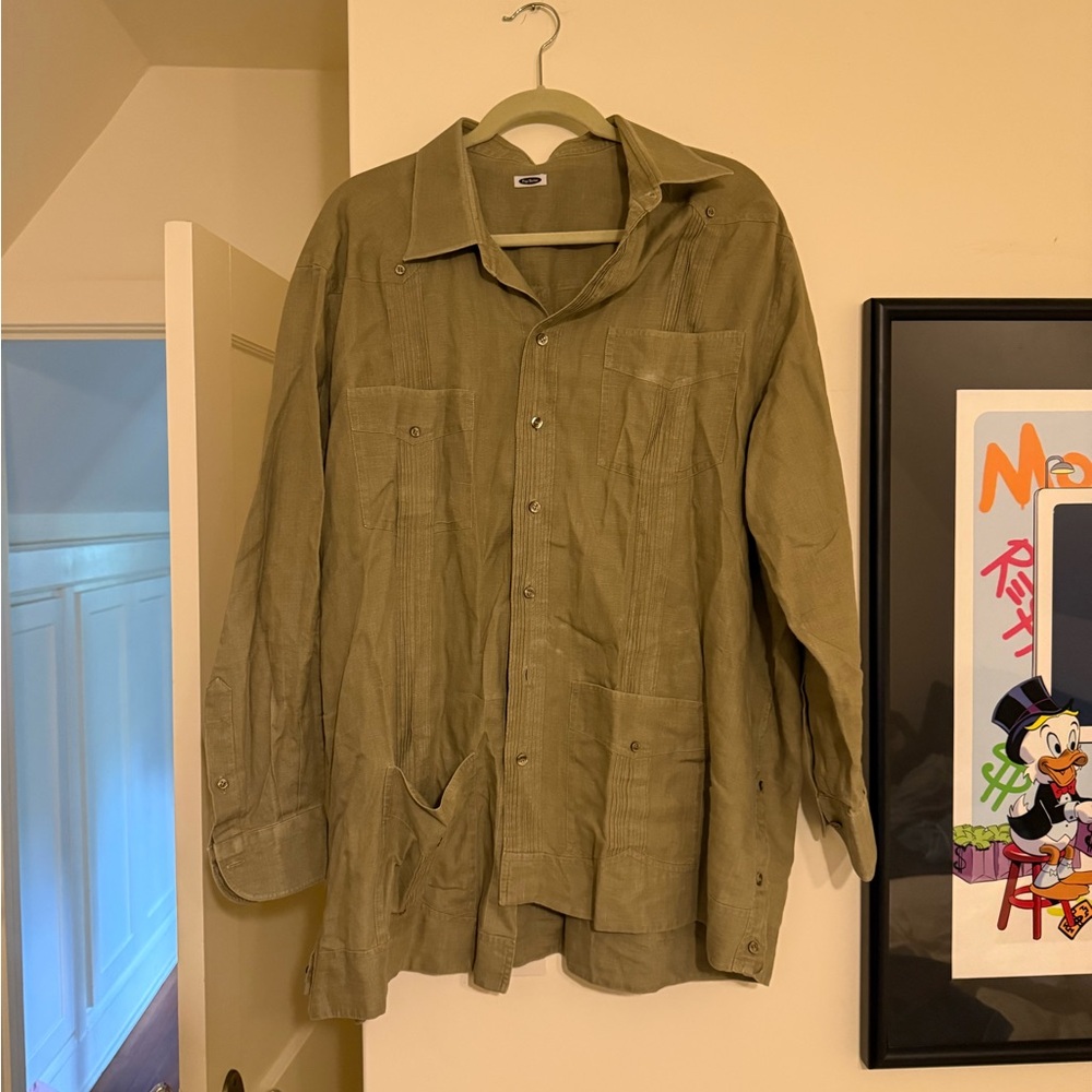 Brioni Green Lightweight Shirt Jacket